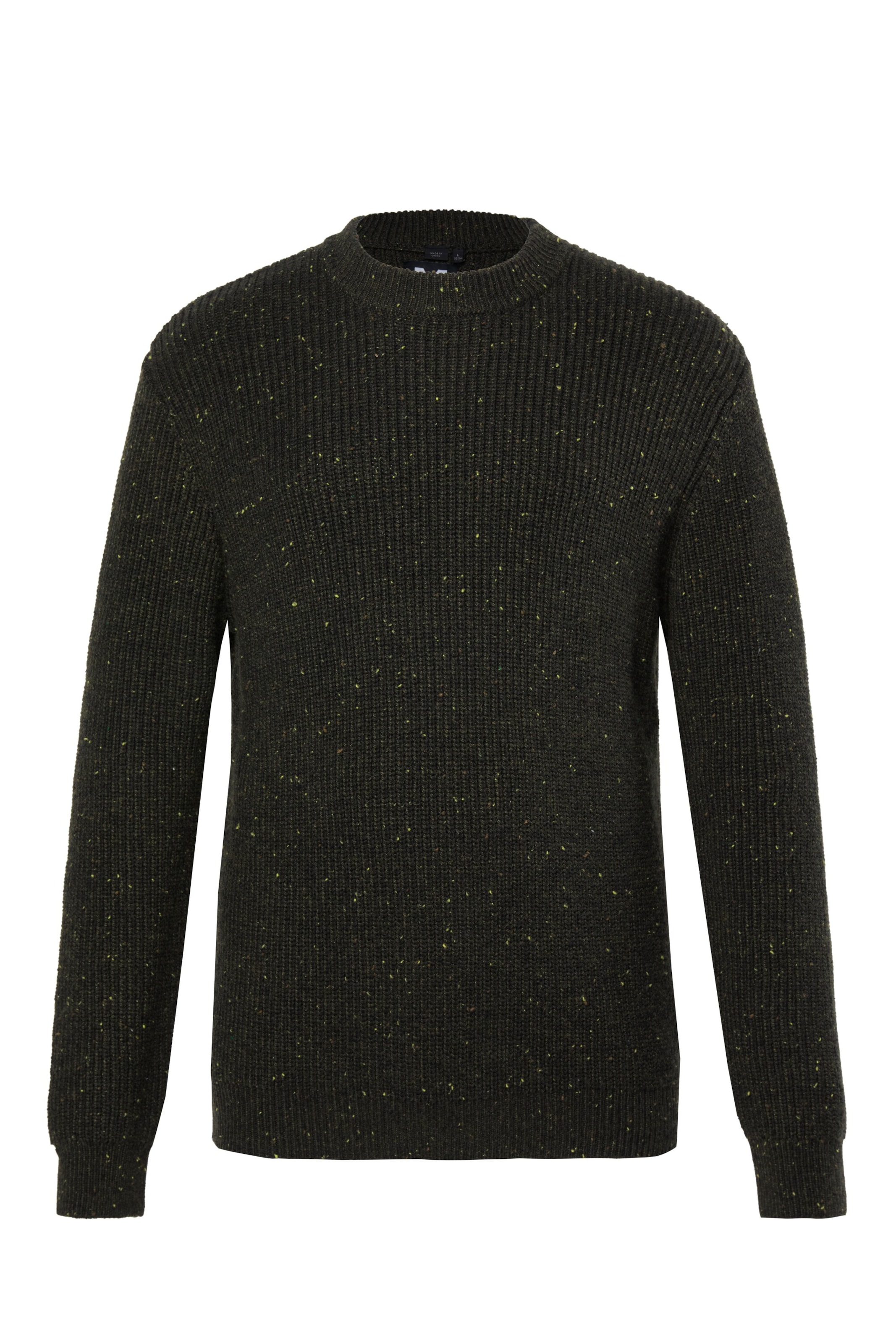 Men Plus Pullover in Grün: Vorderseite