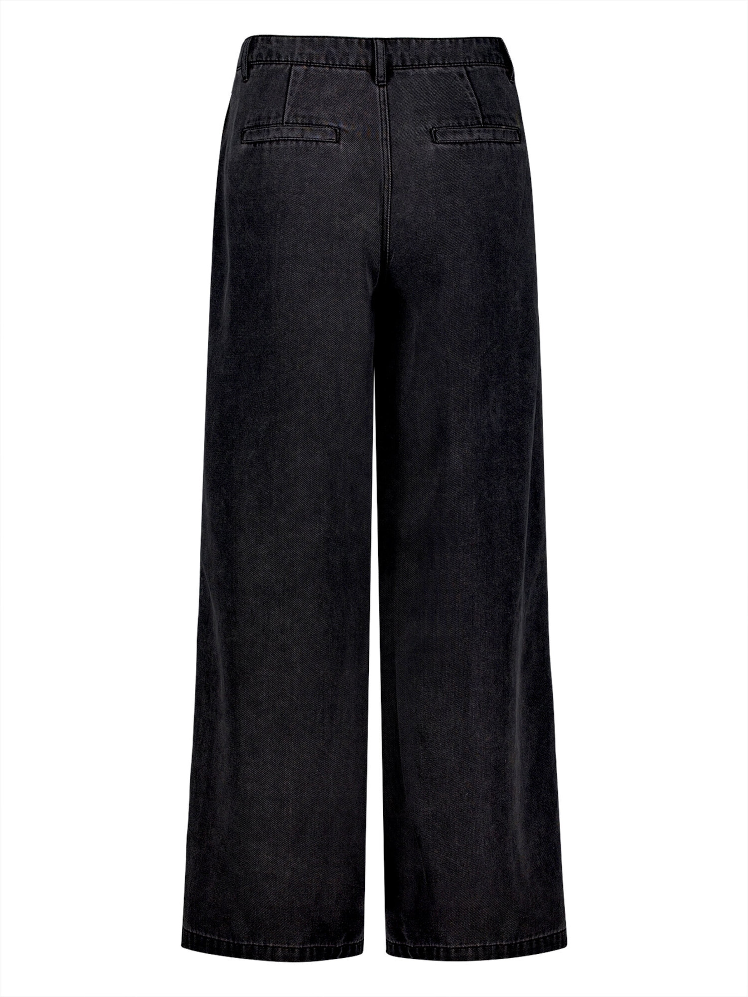Wide leg Jeans di zero in nero
