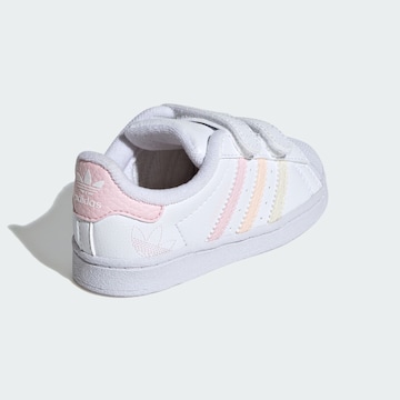 Baskets ' Superstar  ' ADIDAS ORIGINALS en blanc