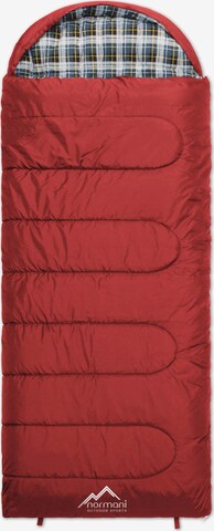 normani Sleeping Bag ' Antarctica ' in Red: front