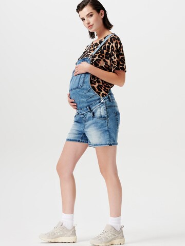 Supermom Regular Latzjeans 'Gamett' in Blau