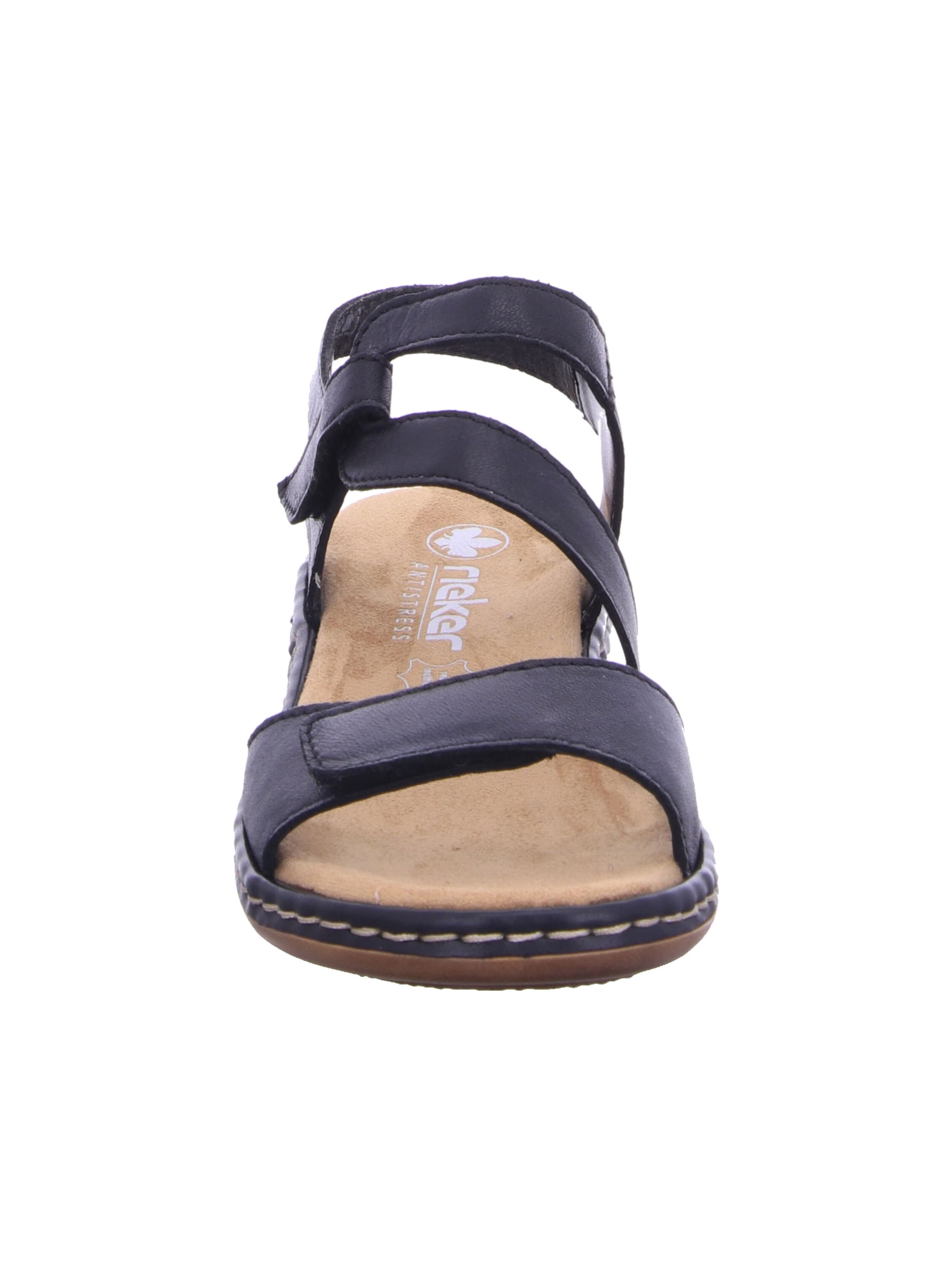 Sandales à lanières Rieker en noir