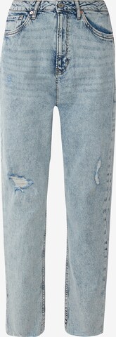 QS Tapered Jeans in Blue: front