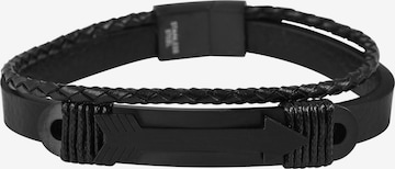 Akzent Bracelet 'Nin' in Black: front
