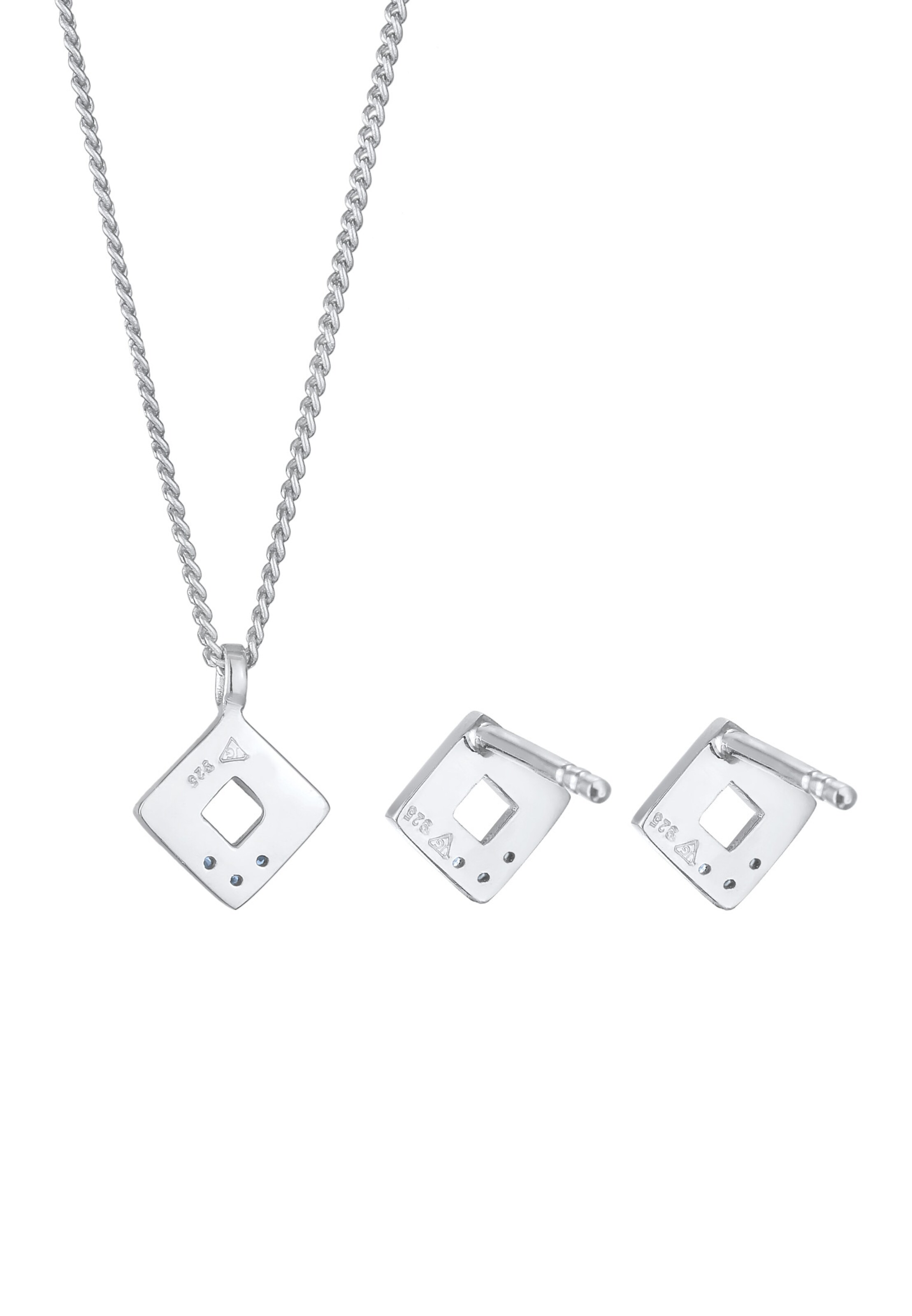 Elli DIAMONDS Sieraden set in Zilver