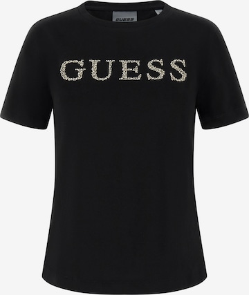 T-shirt 'OCTAVIA' GUESS en noir : devant