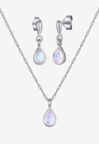 ELLI PREMIUM Jewelry set in Silver: front