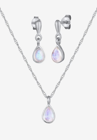 ELLI PREMIUM Jewelry Set in Silver: front