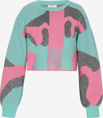 IZIA Sweater in Green: front