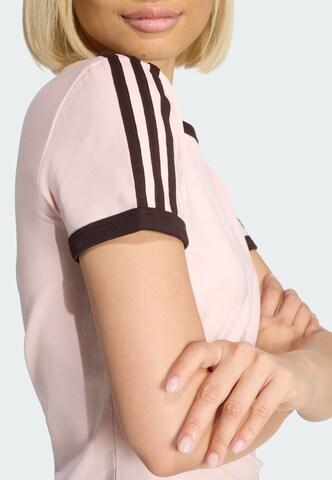 T-shirt '3 STRIPES SLIM' ADIDAS ORIGINALS en rose
