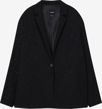 Blazer Pull&Bear en noir : devant