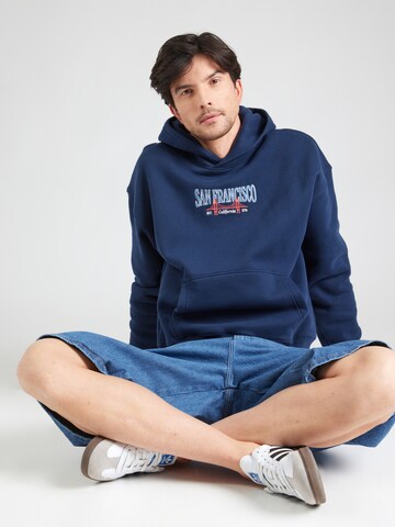 HOLLISTER Sweatshirt 'DESTINATION' i blå