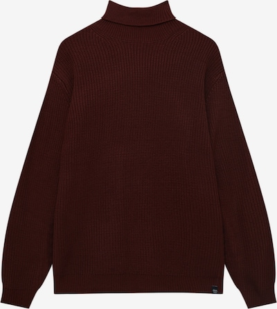 Pull&Bear Neulepaita värissä viininpunainen / musta / luonnonvalkoinen, Tuotenäkymä