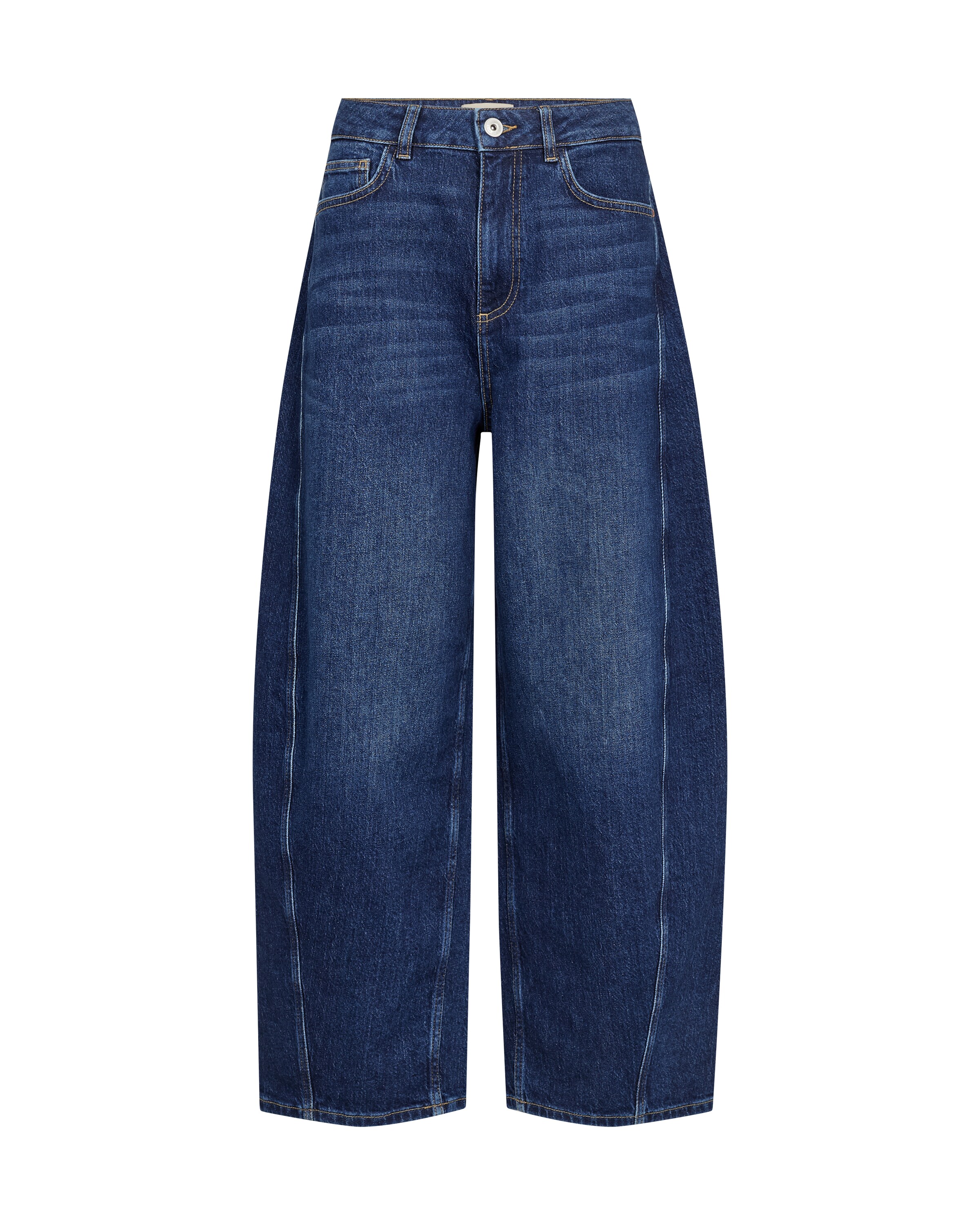 Barrel Jean 'MMCindy Draciel' MOS MOSH en bleu : devant