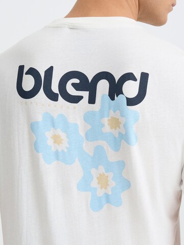 BLEND Rundhalsshirt ' BHFlow ' in Weiß