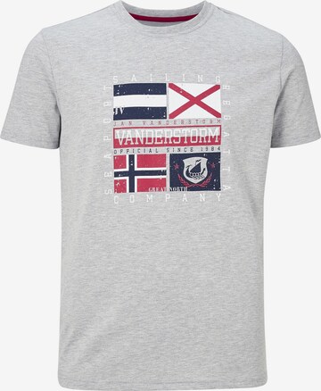 Jan Vanderstorm T-Shirt 'Preben' in Grau