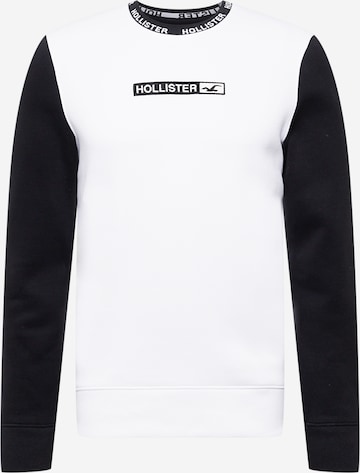 HOLLISTER Sweatshirt 'EMEA' in White: front