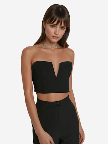 Hiccup Top 'Crop Top' w kolorze czarny: przód