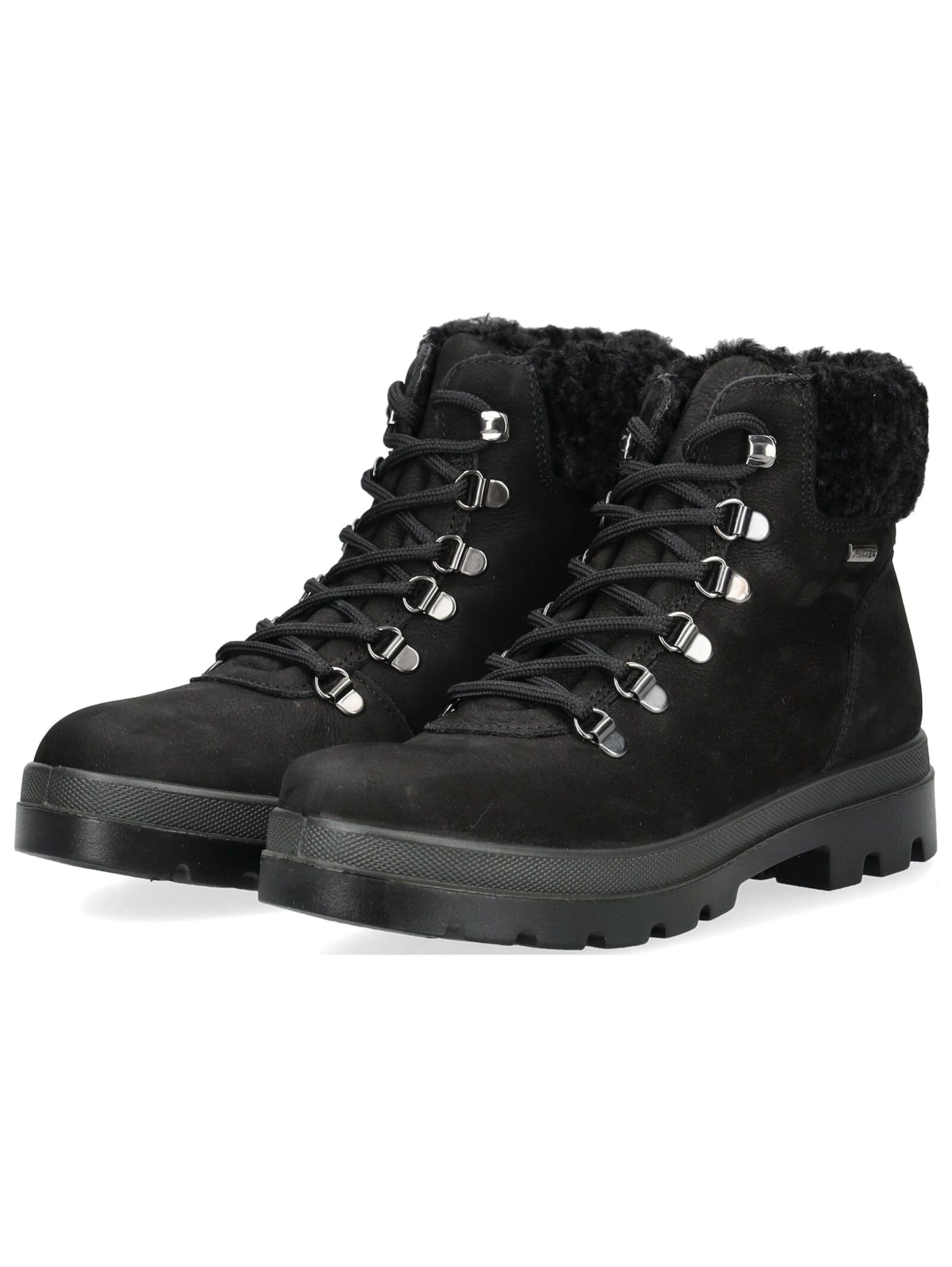 Bottines à lacets IMAC en noir