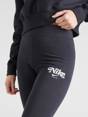 Nike Sportswear Skinny Pajkice | črna barva