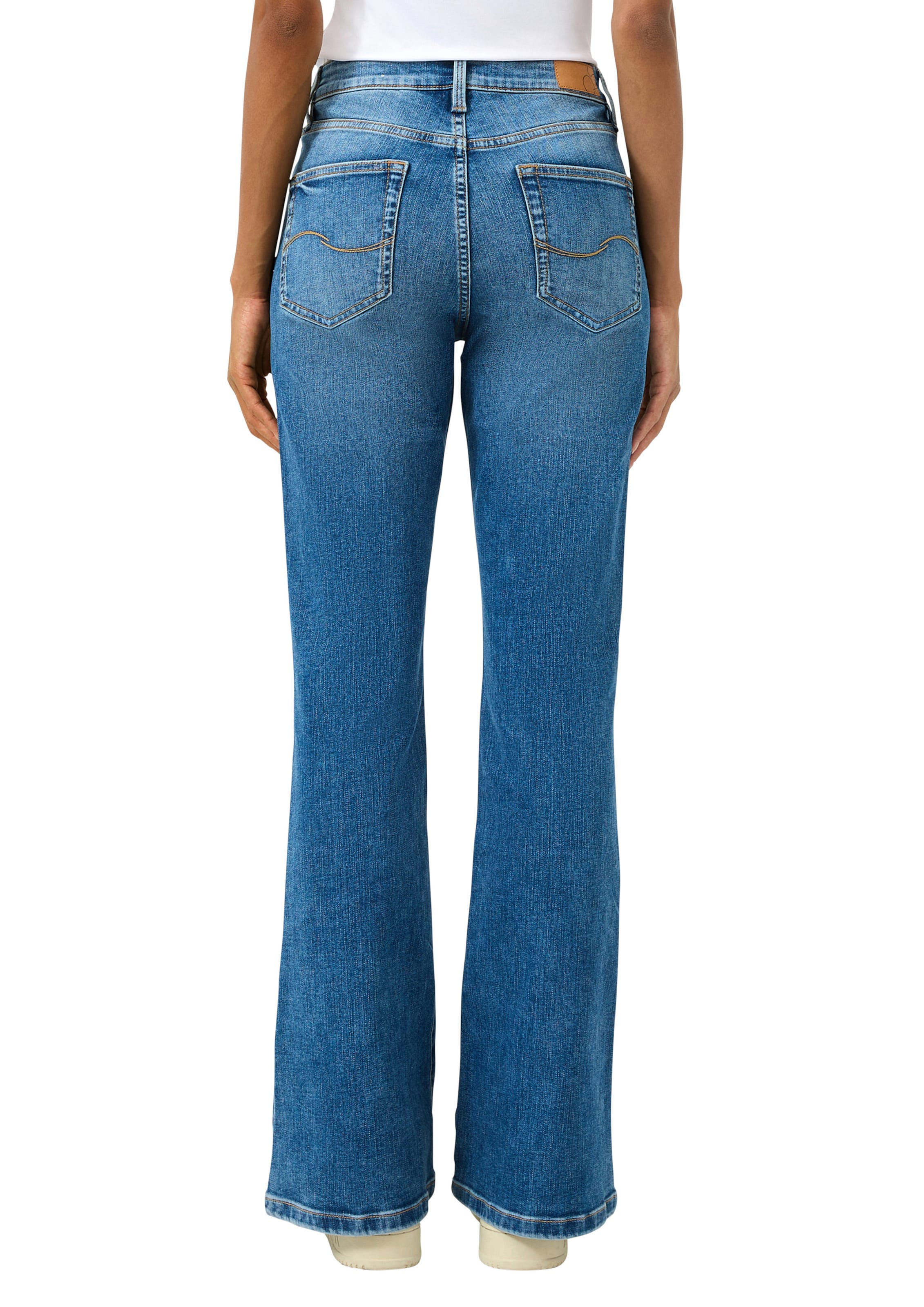 évasé Jean 'Reena' QS en bleu