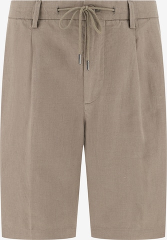 Pantalon à pince Boggi Milano en gris : devant