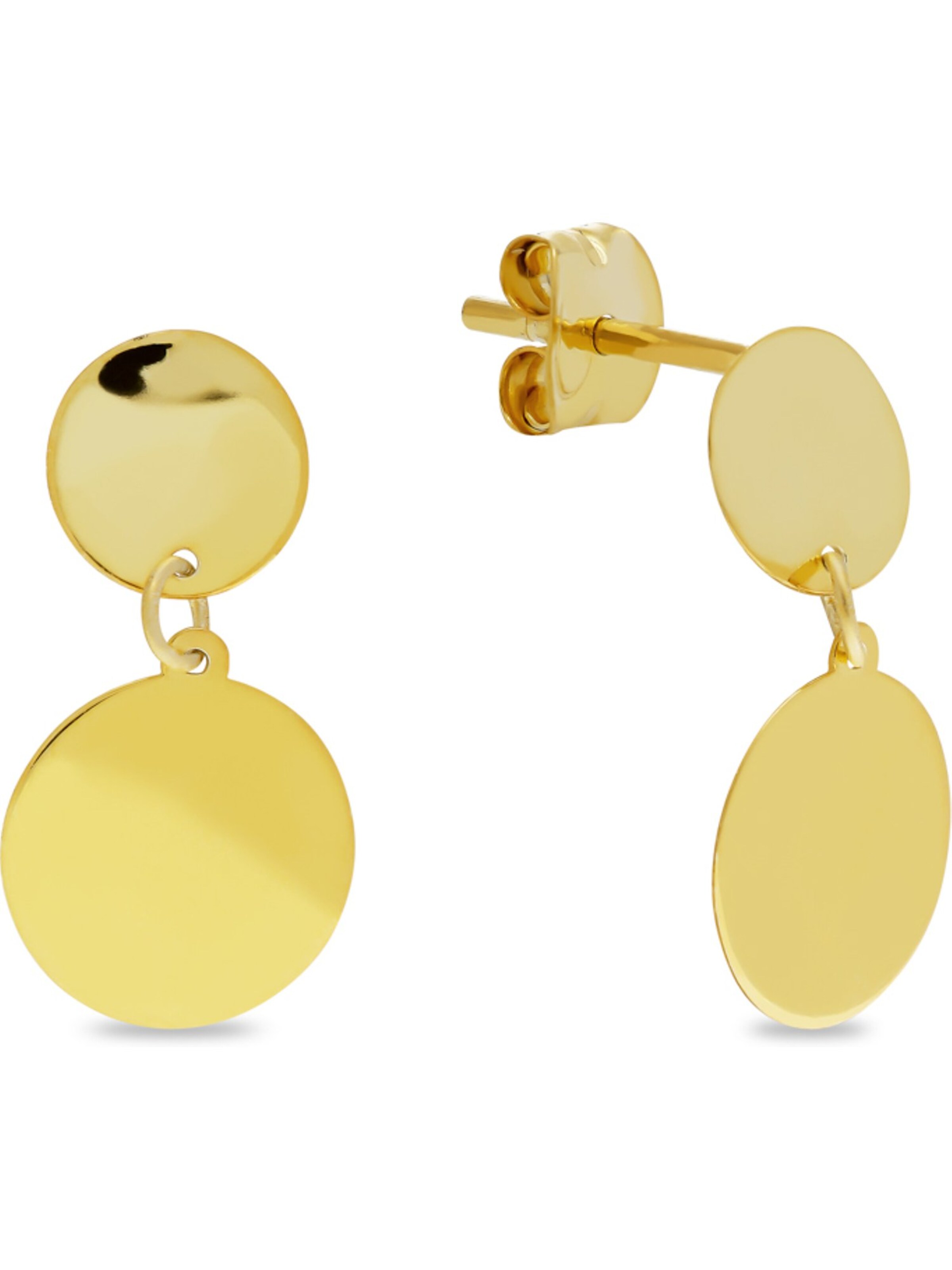 FAVS Earrings in Yellow: front