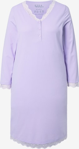 Ulla Popken Nightgown in Purple: front