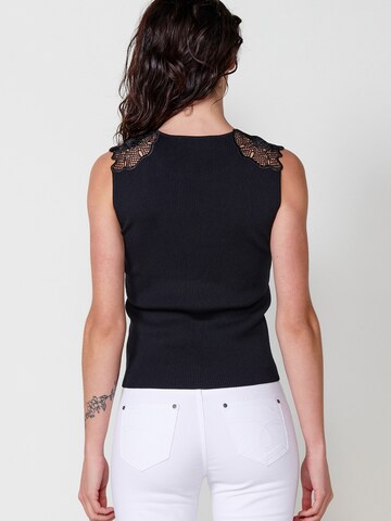 KOROSHI Top in Zwart