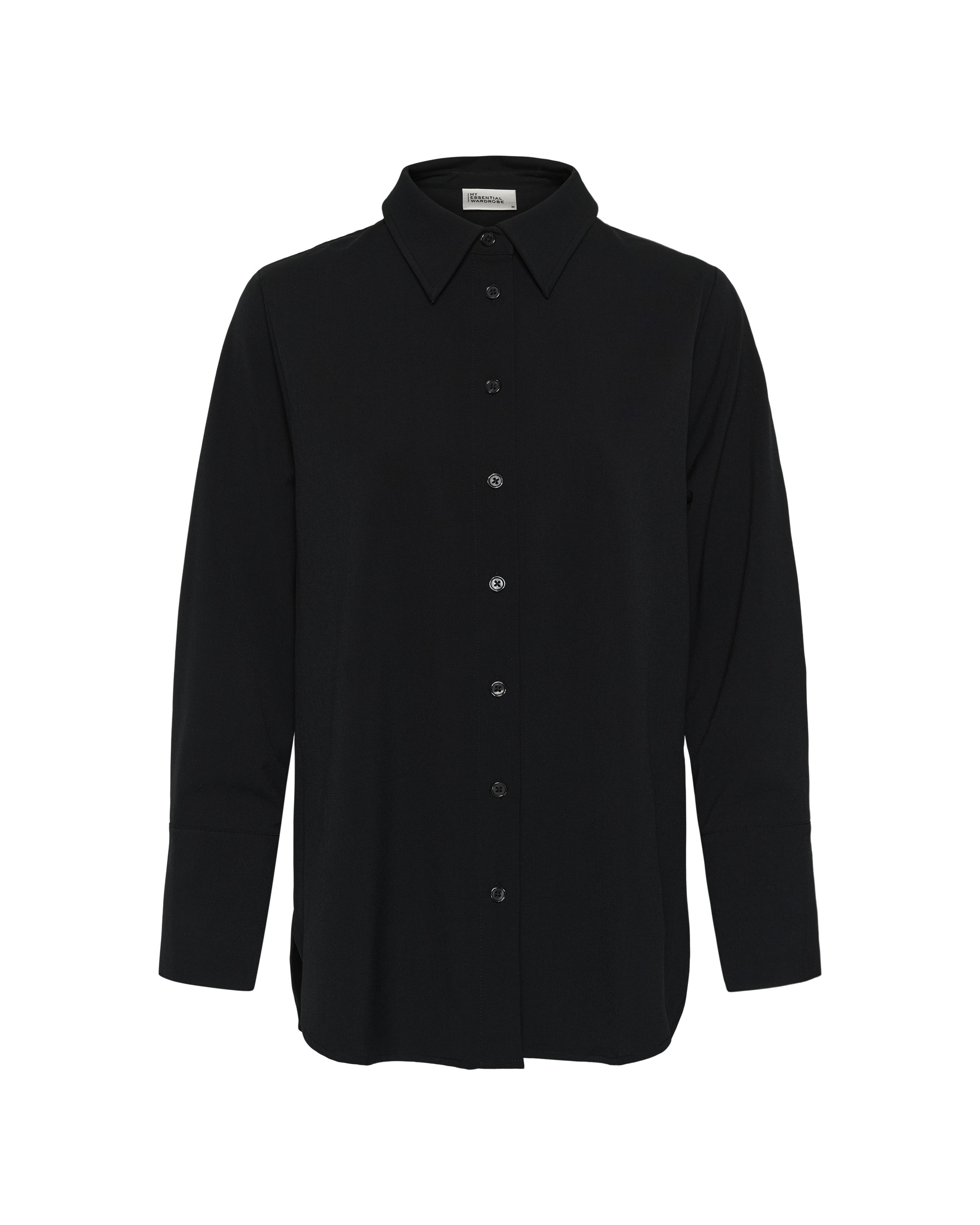 My Essential Wardrobe Blouse 'Vitta' in Zwart: voorkant