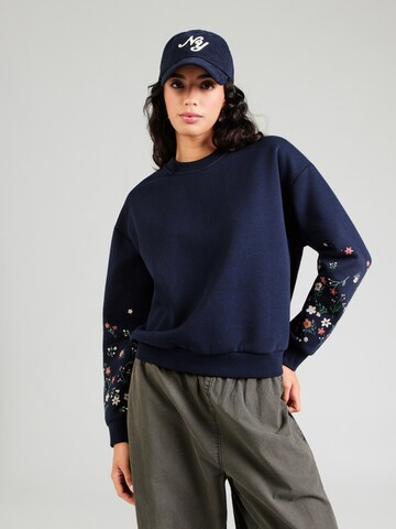 ABOUT YOU Sweatshirt 'Gitta' in Blue: front