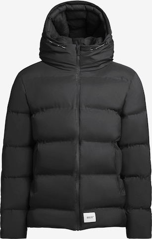 khujo Winterjacke ' Silas2-YM ' in Schwarz: Vorderseite