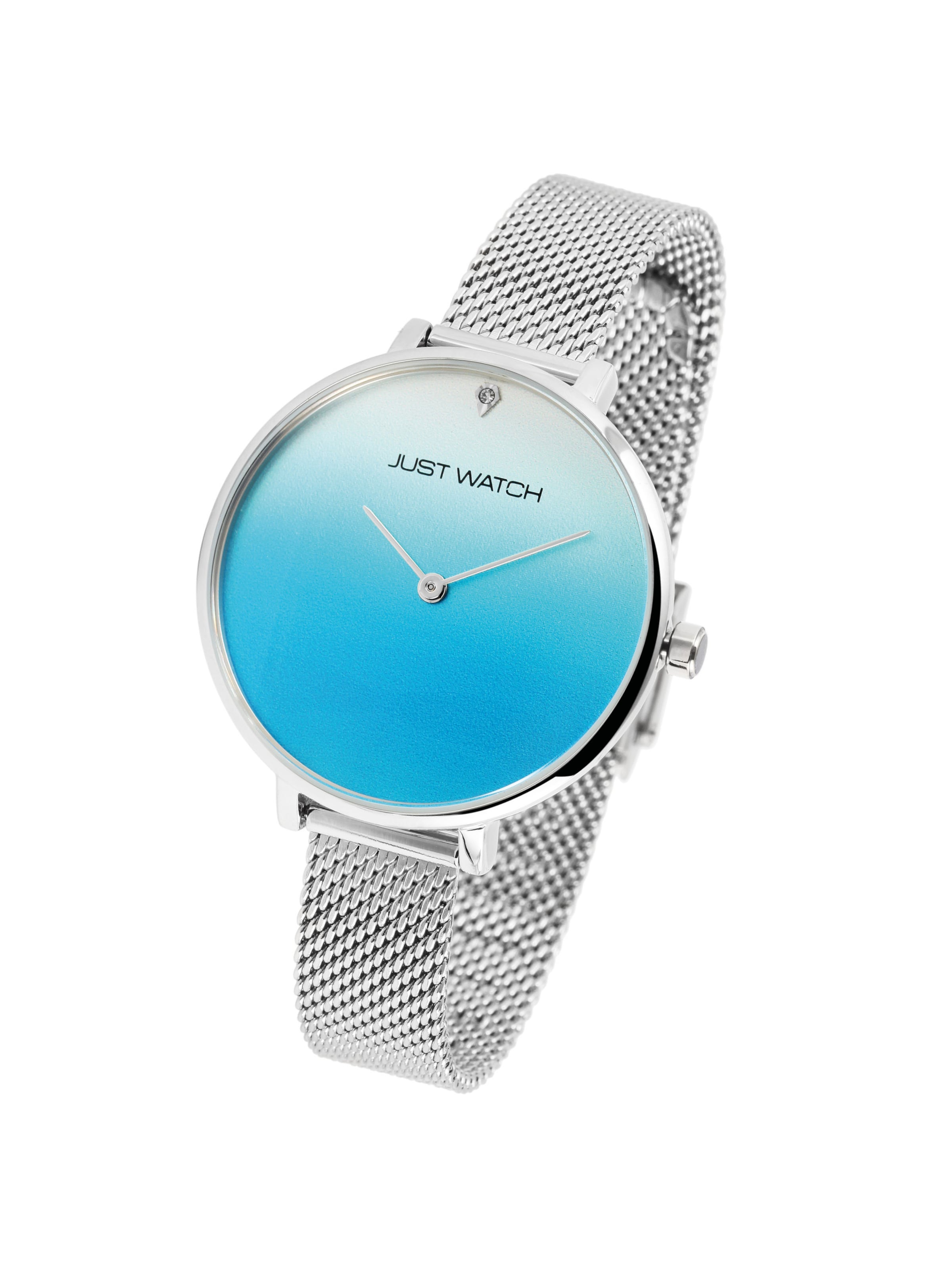 Just Watch Analog Watch 'Darcie, Mineralglas' in Silver