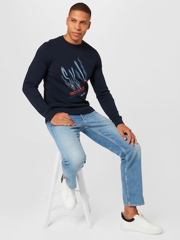 A Fish named Fred Sweatshirt in Blau