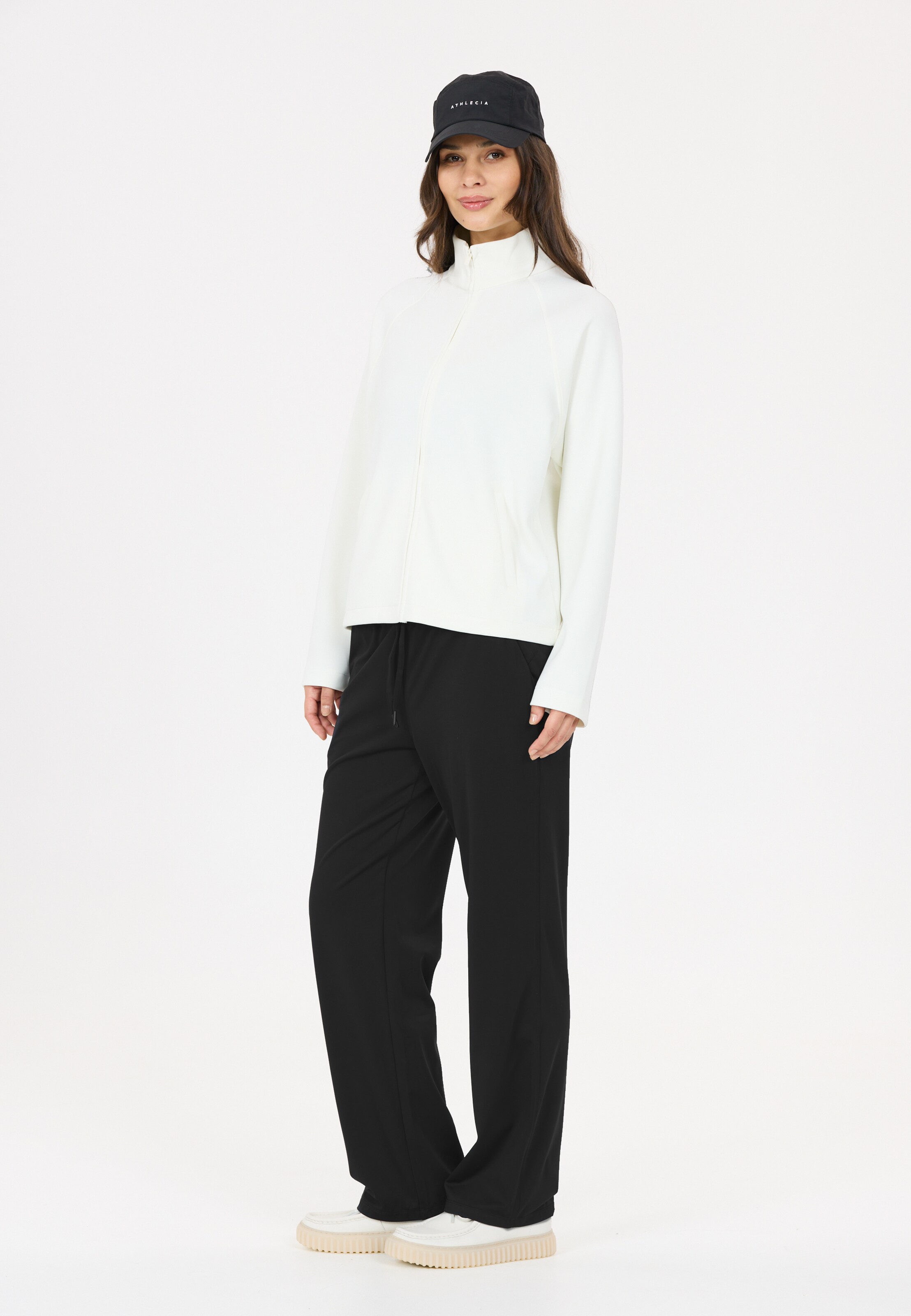 Athlecia Regular Sportbroek 'Fanes' in Zwart