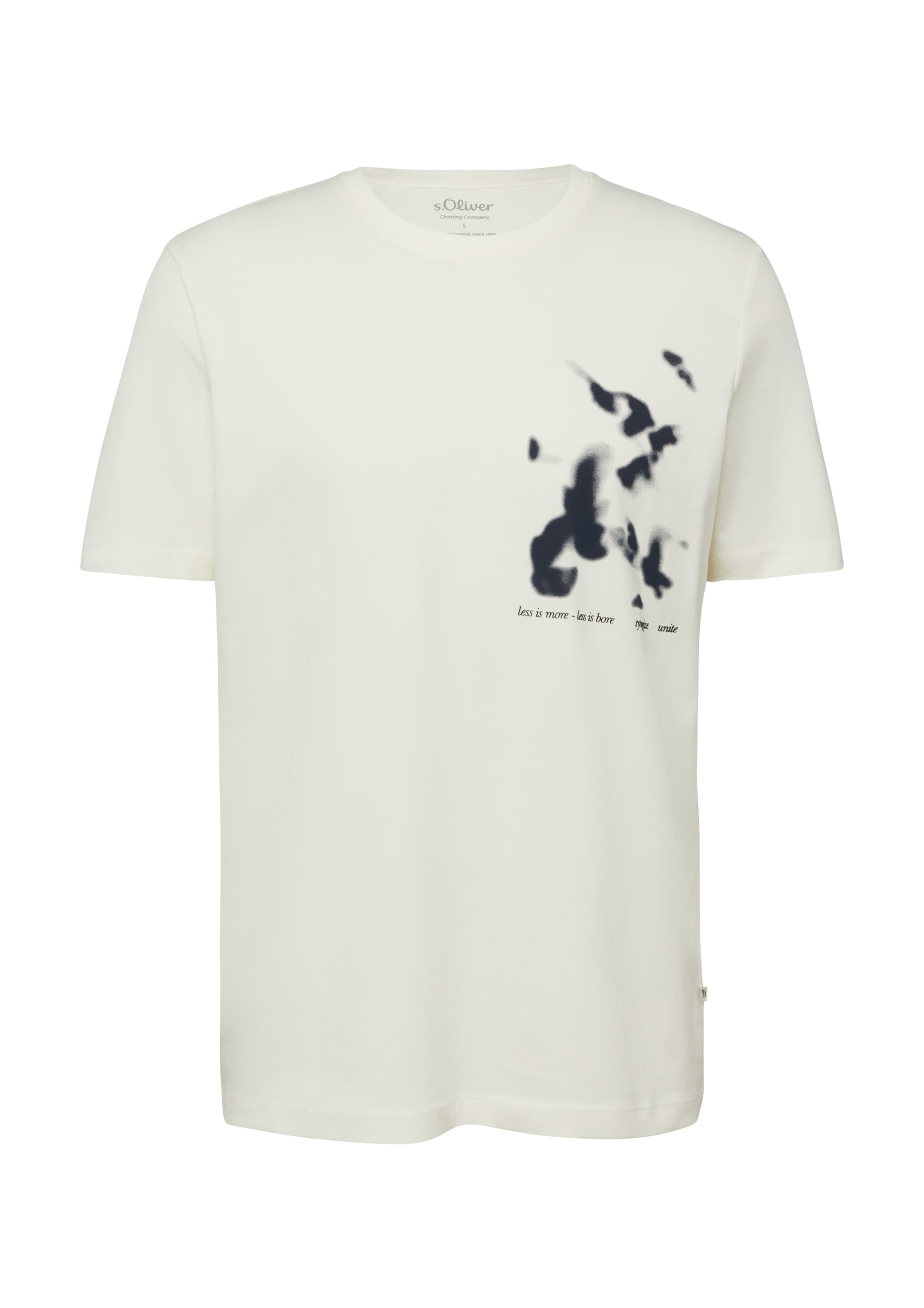 T-Shirt s.Oliver en beige : devant