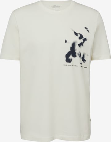 s.Oliver Shirt in Beige: front