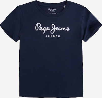 Tricou 'Art' Pepe Jeans pe albastru închis / alb, Vizualizare produs