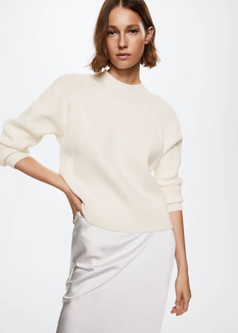 MANGO Pullover 'Roma' in Beige: predná strana