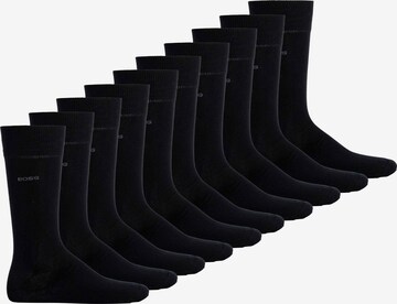 BOSS Socks in Black: front