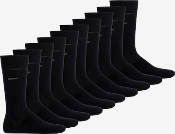 Chaussettes BOSS en noir : devant