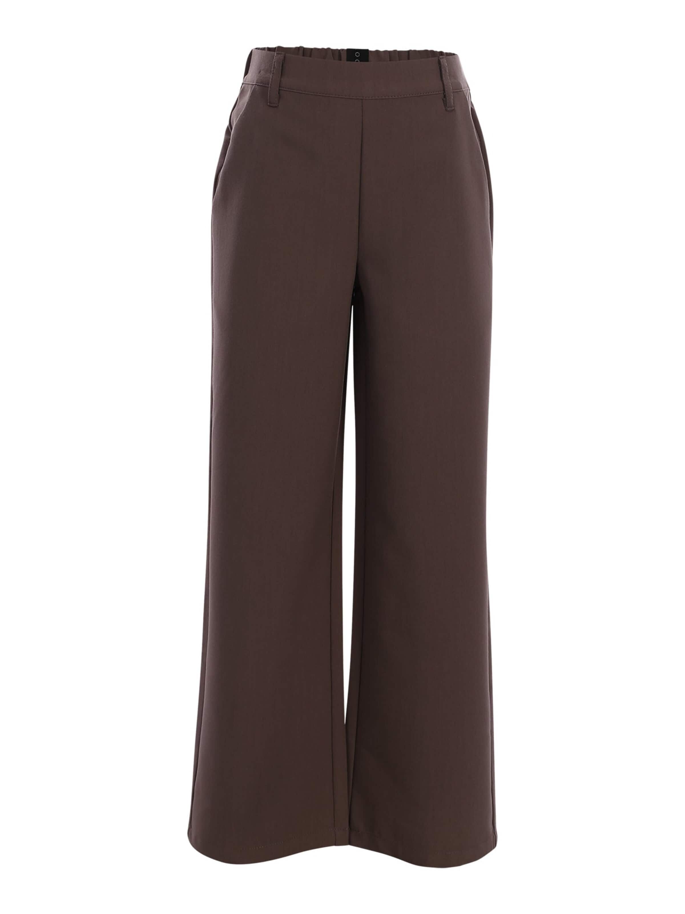 Looxs Revolution Wide leg Broek in Grijs: voorkant