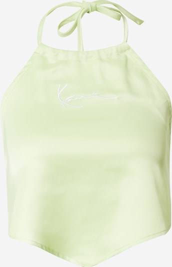 Top Karl Kani pe verde mentă / alb, Vizualizare produs