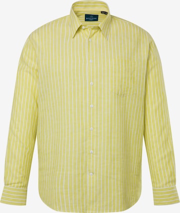 Boston Park Comfort fit Button Up Shirt in Yellow: front