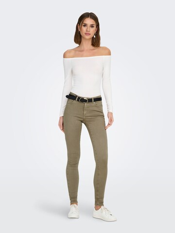 Skinny Jean 'ONLBLUSH' ONLY en vert