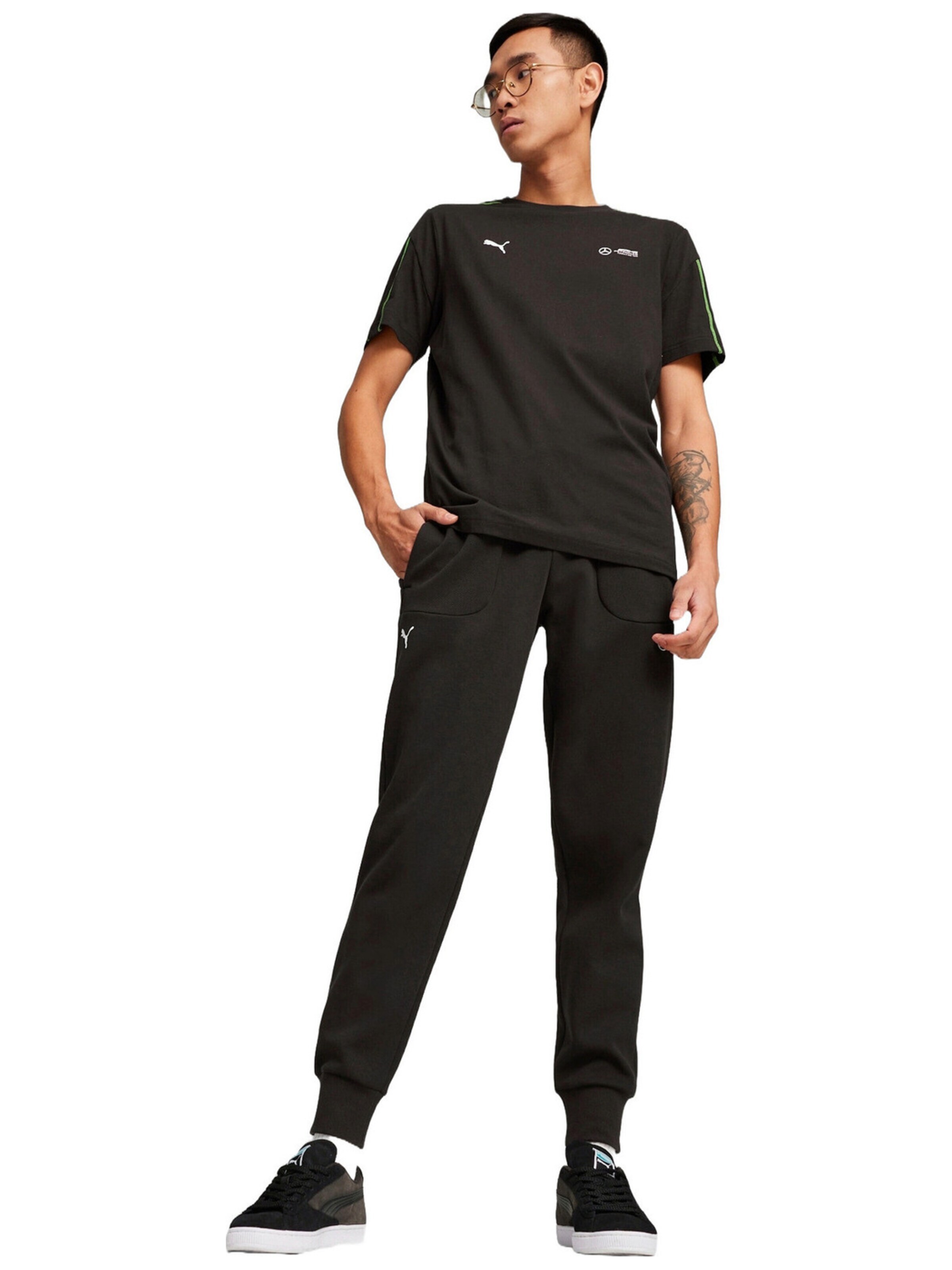PUMA Regular Sports trousers in Black