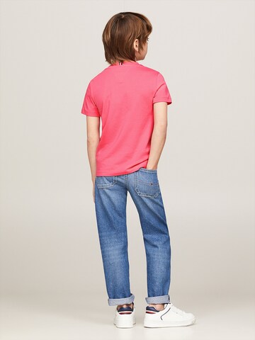 TOMMY HILFIGER Shirt 'ESSENTIAL' in Pink