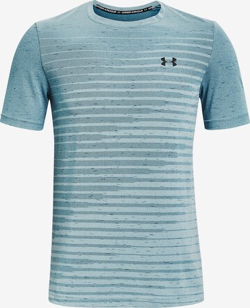 UNDER ARMOUR Functioneel shirt in Blauw: voorkant