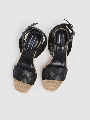 Pepe Jeans Sandals 'LENNY BRAID' in Black