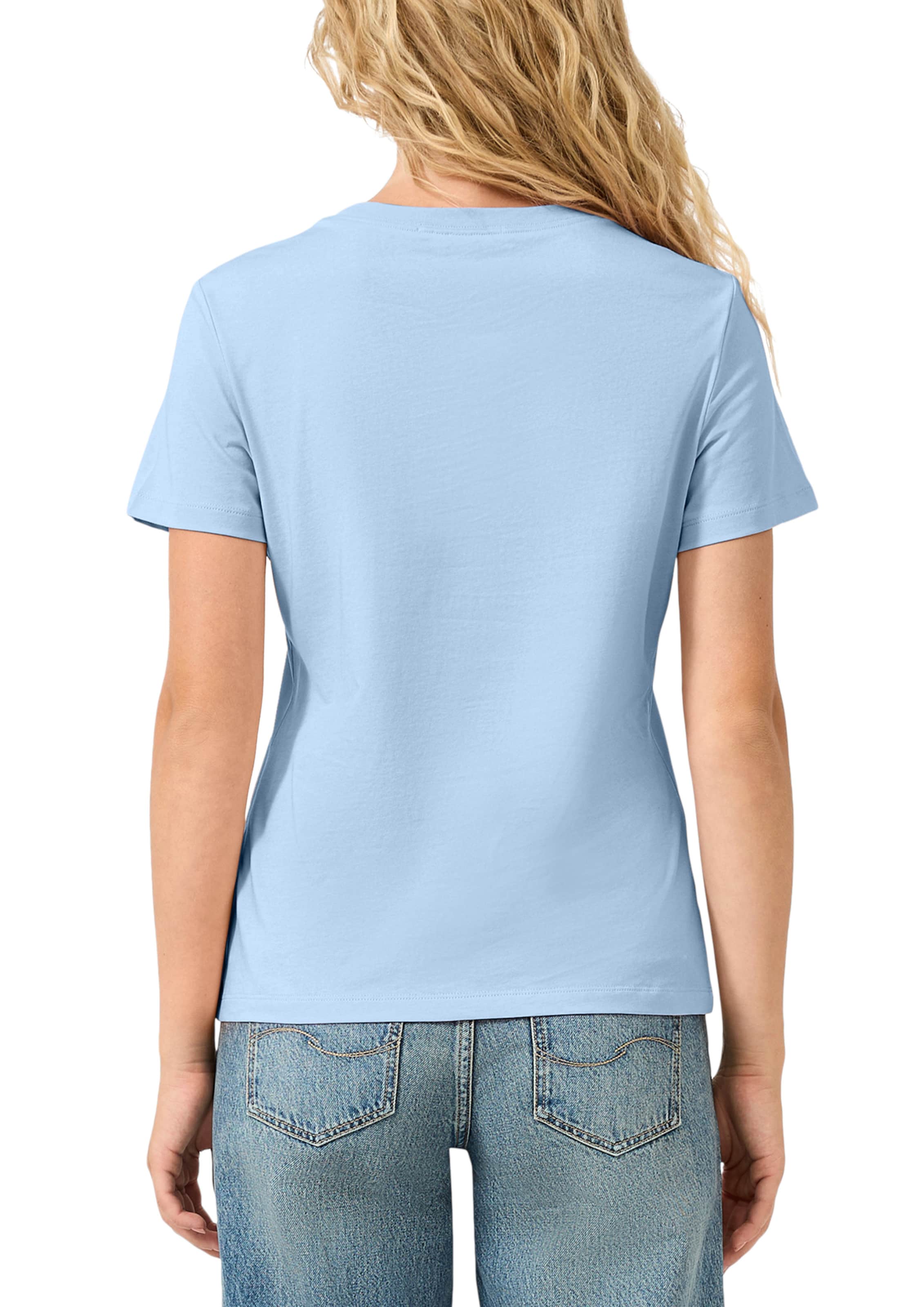 QS Shirt in Blauw